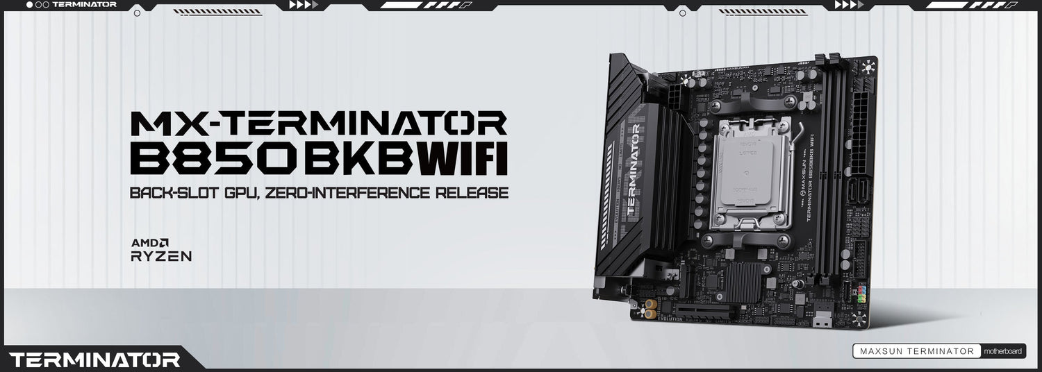 MS-Terminator B850BKB WIFI: The Next Evolution of MAXSUN BKB Series