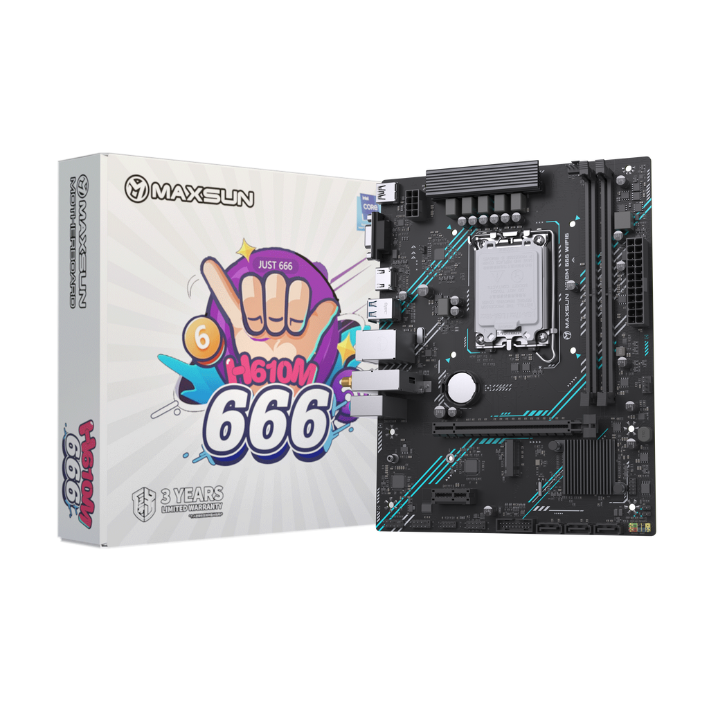 送料無料 百貨店 MS-H610M 666 WIFI6 マザーボード