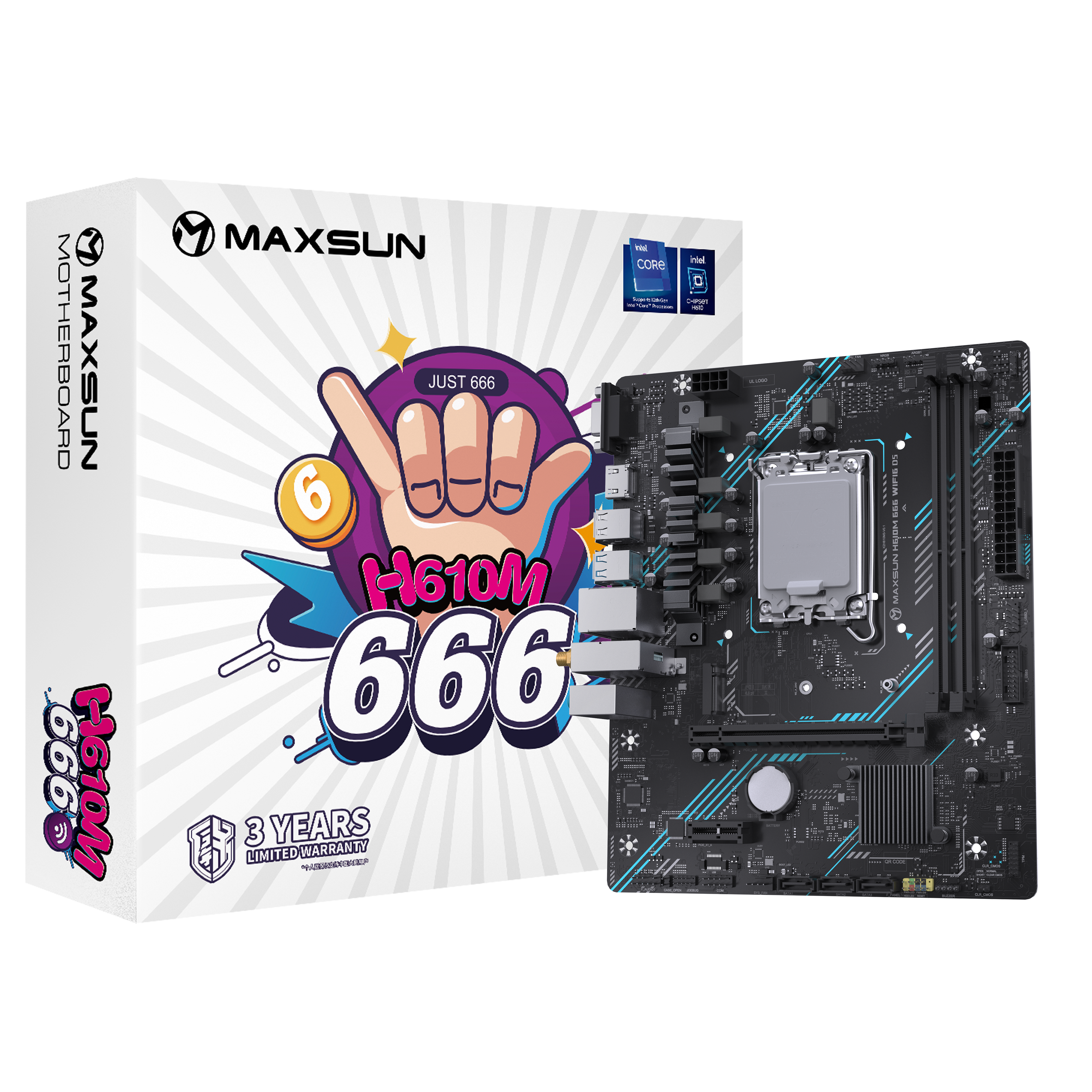 MS-H610M 666 WIFI6 D5