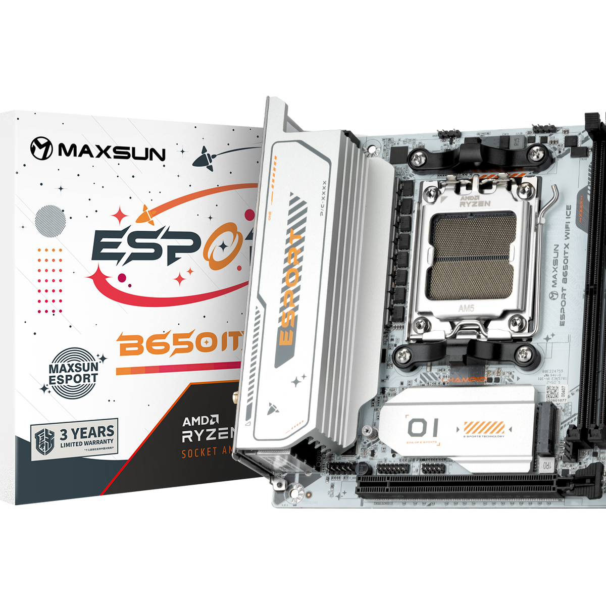 マザーボード MAXSUN MS-eSport B850ITX WIFI ICE MS-eSport マザーボード MAXSUN MS-eSport B850ITX WIFI ICE MS-eSport