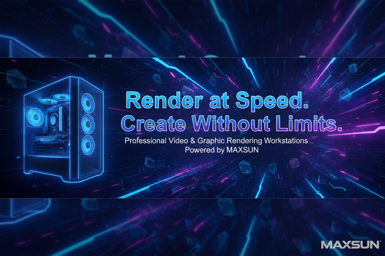 size:1500*1000  Title:Render at Speed. Create Without Limits.
content:Professional Video & Graphic Rendering Workstations Powered by MAXSUN 